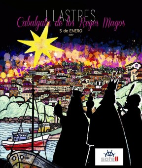 Cabalgata de los Reyes Magos en Lastres  2017 - Concejo de Colunga