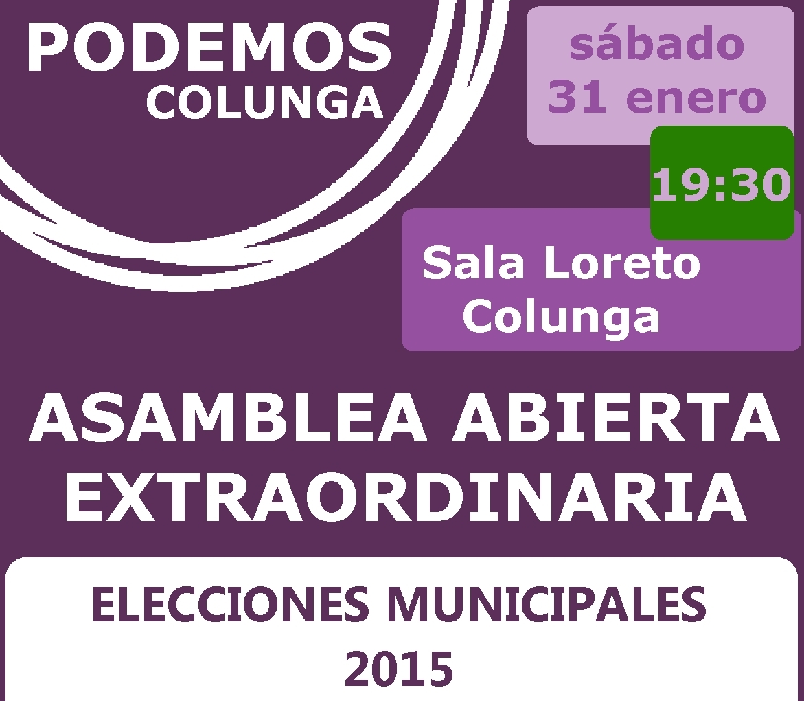 Asamblea extraordinaria de Podemos-Colunga - Política