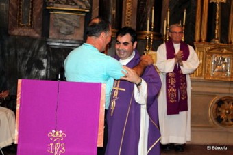 Homenaje del Coro San Roque al párroco de Lastres D. Andrés.Fernández - Concejo de Colunga