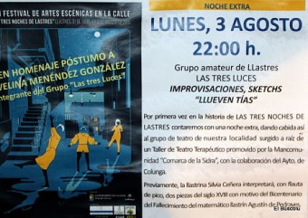 Lastres clausura su Certamen de teatro Las tres noches de Lastres, con una cuarta noche. - Concejo de Colunga