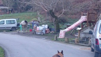 Obras en Aballe y Exposición de cestos - Concejo de Parres