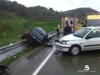 Accidente en Cangas de Onís - Concejo de Cangas de Onís