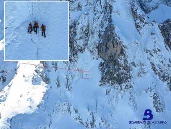 Accidente de montaña en Cangas de Onís - Concejo de Cangas de Onís