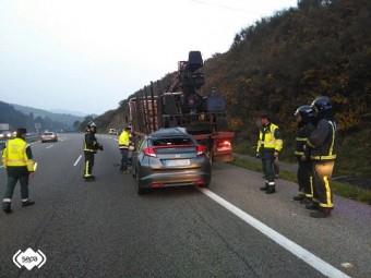 Accidente de tráfico con herido en Colunga - Sucesos