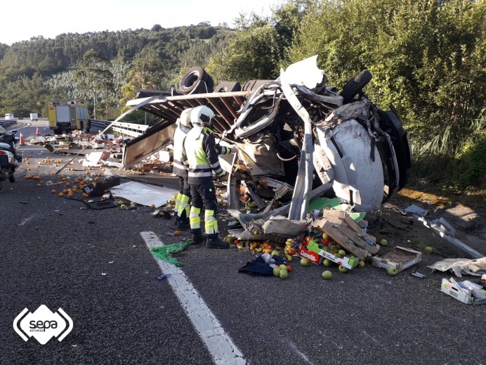 Accidente de tráfico en Colunga - Concejo de Colunga