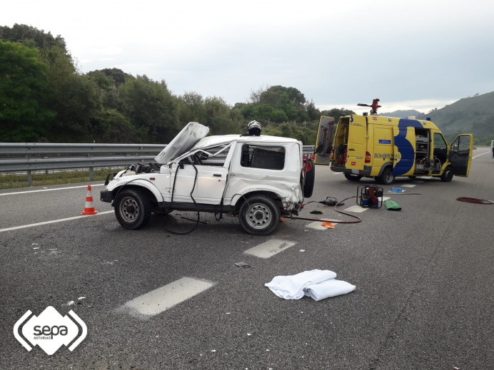 Accidente de tráfico en Llanes - Concejo de Llanes