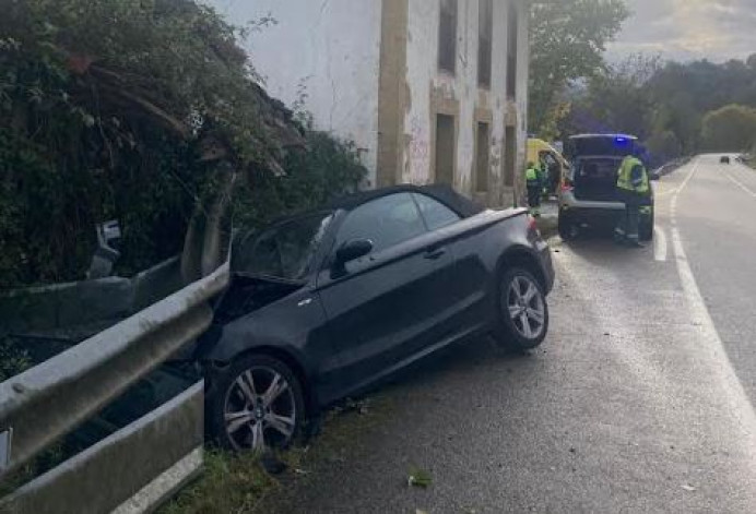 Accidente de tráfico en Parres - Concejo de Parres