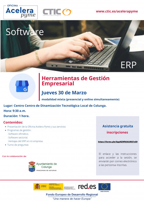 La Oficina Acelera Pyme de CTIC prestará atención presencial en la oficina de INCATUR - Economía y Empleo