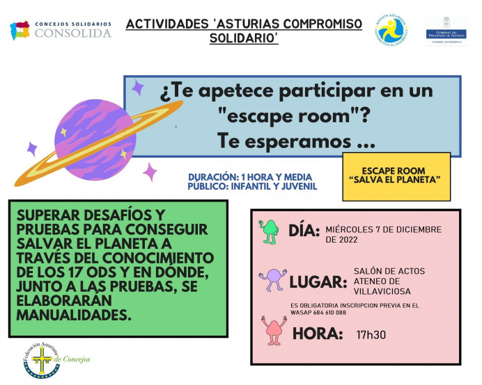 Actividades infantiles para el puente de Diciembre en Villaviciosa - Concejo de Villaviciosa