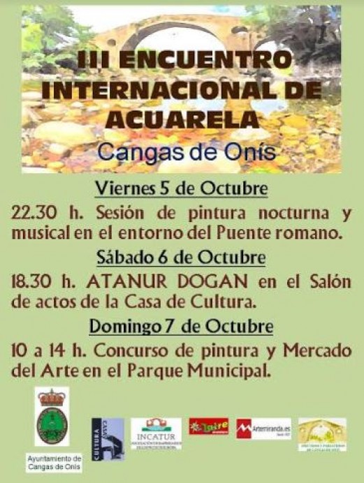III Encuentro internacional de acuarela - Concejo de Cangas de Onís