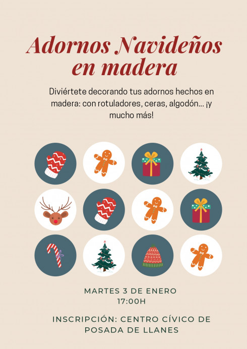 Taller de Navidad en Posada - Concejo de Llanes