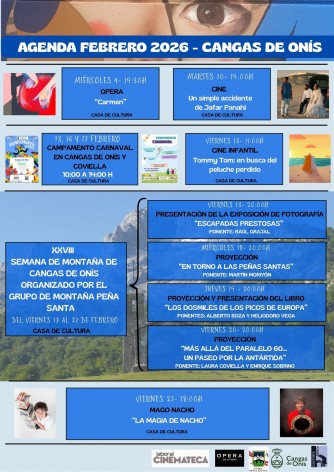 Cangas de Onís presenta su agenda cultural de febrero