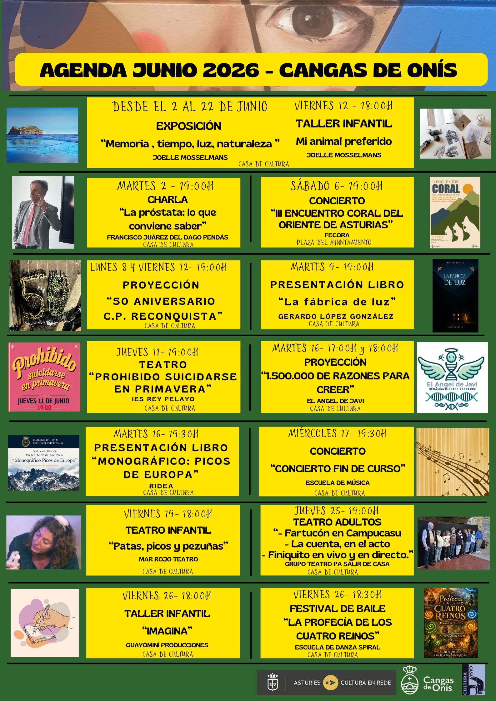 Qué hacer en Cangas de Onís en junio: consulta la agenda cultural completa - Concejo de Cangas de Onís