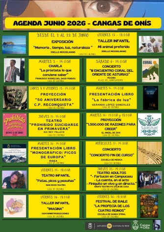 Qué hacer en Cangas de Onís en junio: consulta la agenda cultural completa