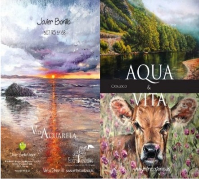 La esencia de los paisajes asturianos en la pintura de Javier Bonilla - Concejo de Cangas de Onís