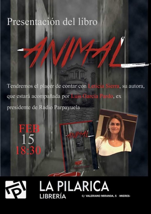 Presentación de la novela negra ANIMAL - Sociedad y Cultura