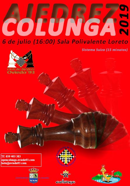 XIV Open de ajedrez Villa de Colunga - Concejo de Colunga