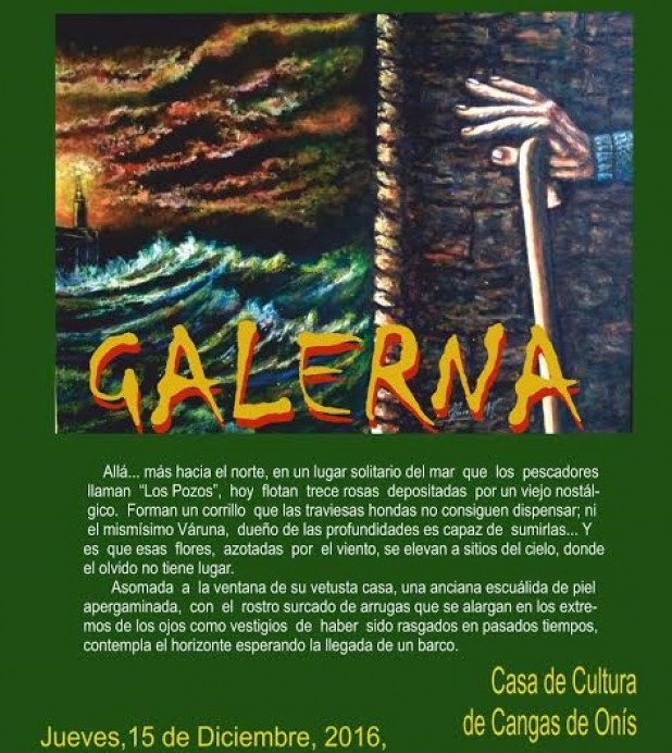 Presentación de la 2ª edición de la novela Galerna - Concejo de Cangas de Onís