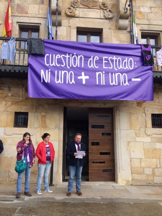 Manifestación del Día de la Mujer en Colunga - Concejo de Colunga