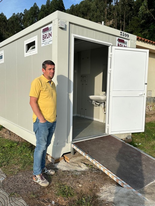 FORO Asturias: El Ayuntamiento de Colunga instala baños públicos en la playa de La Griega - Concejo de Colunga