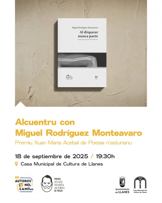Alcuentru con Miguel Rodríguez Monteavaro en Llanes: poesía en asturianu - Concejo de Llanes