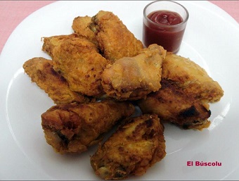 Alitas de pollo adobadas - Les recetines