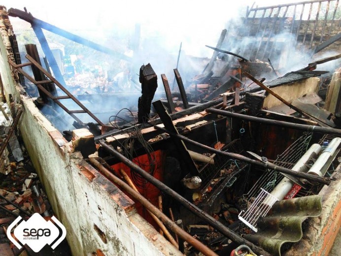 Incendio urbano de Villaviciosa - Concejo de Villaviciosa