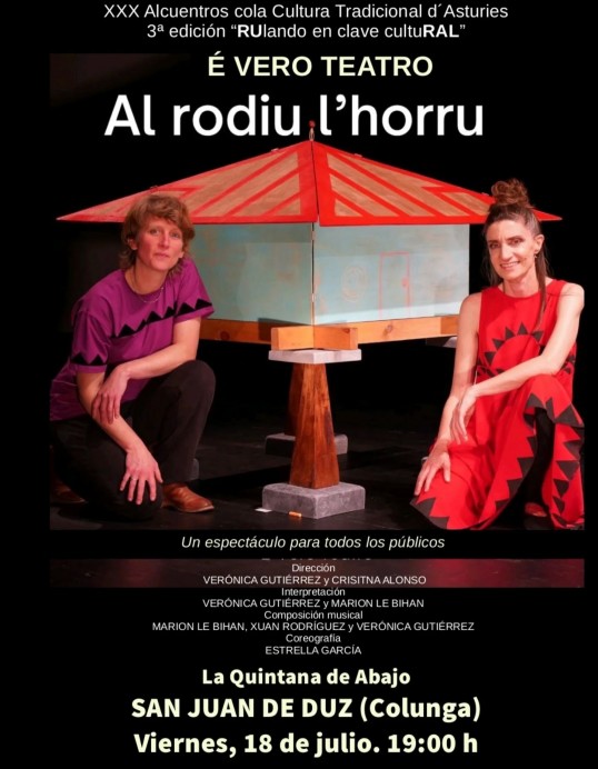 Al Rodiu l Horru llega a San Juan de Duz con teatro y música - Concejo de Colunga