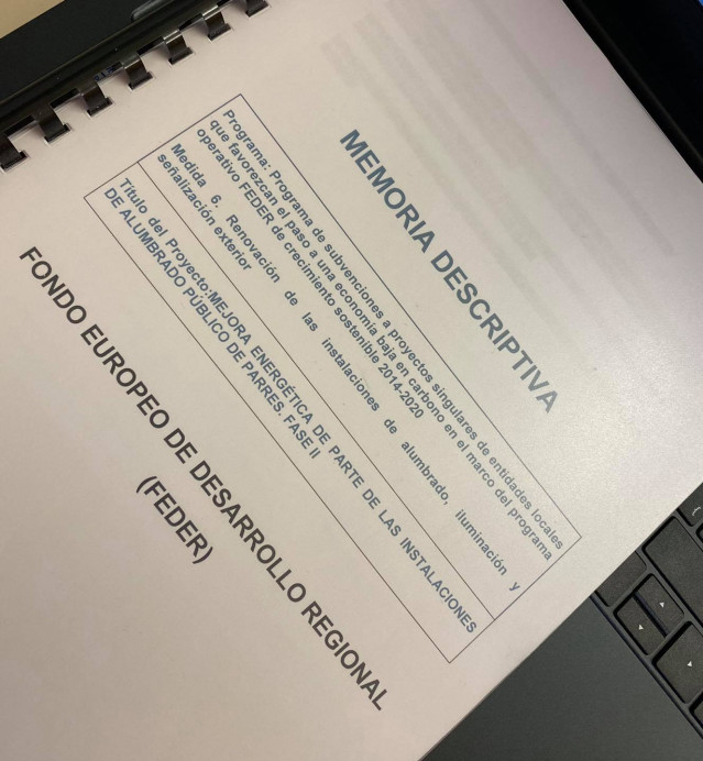 Renovación del alumbrado público de Parres - Concejo de Parres