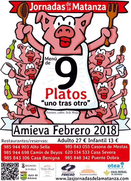 Continúan las Jornadas de la Matanza de Amieva - Gastronomía