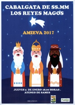 AMIEVA: Cabalgata de SS.MM. Los Reyes Magos 2017 en Amieva - Oriente de Asturias