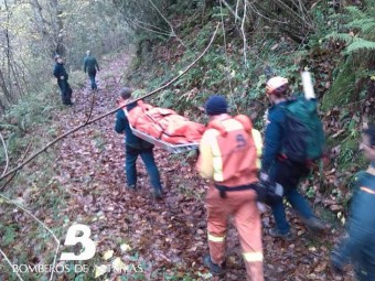 Rescate con persona fallecida en Amieva - Sucesos