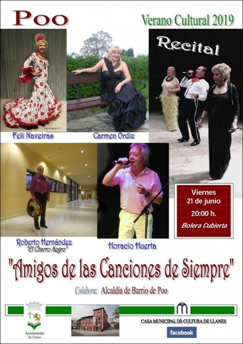 Cultura Poo: concierto Amigos de las canciones de siempre - Concejo de Llanes