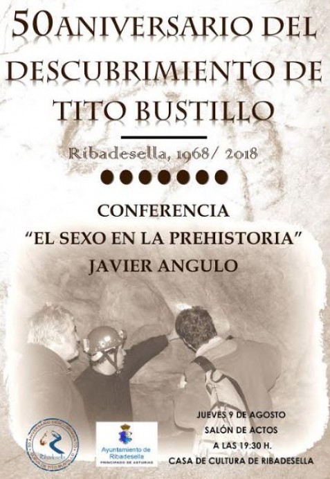 Charla por el 50ª Aniversario del descubrimiento de Tito Bustillo - Concejo de Ribadesella