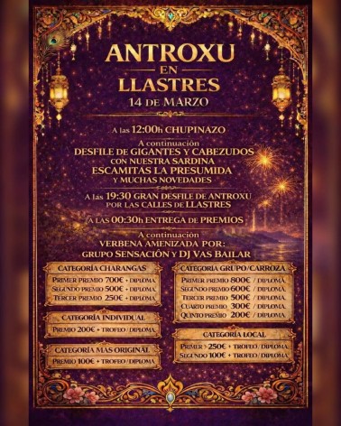 Lastres celebra su Antroxu el 14 de marzo con desfiles, música y premios