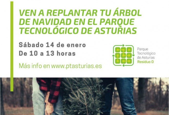 Replanta tu árbol de Navidad en el Parque Tecnológico de Asturias - Ecología y Medioambiente