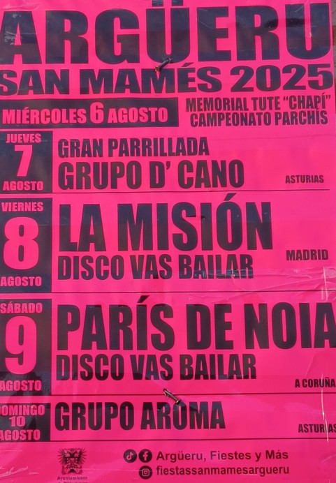 Fiestas de San Mamés 2025 - Concejo de Villaviciosa
