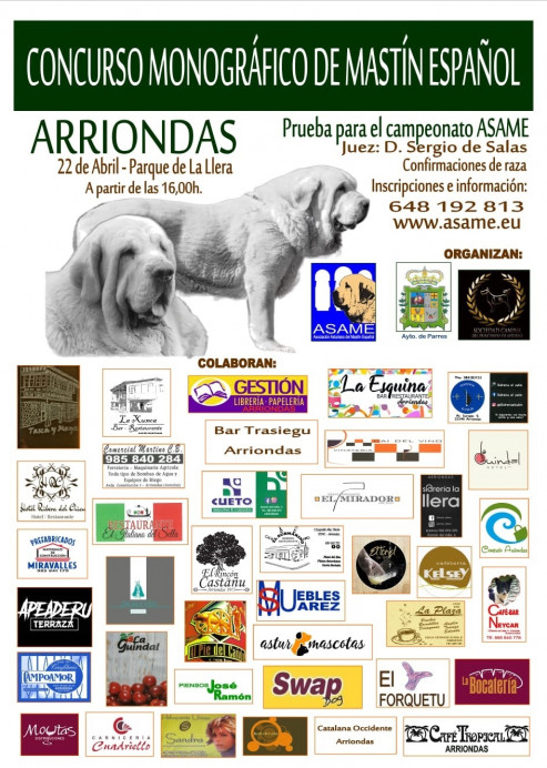 Concurso mongráfico del mastín - Concejo de Parres