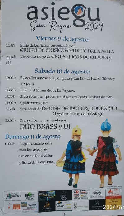 Celebración de San Roque 2024 en Asiegu - Concejo de Cabrales
