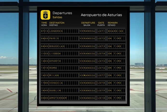 Asturias impulsa su promoción internacional con diez rutas aéreas directas a siete países europeos - Asturias