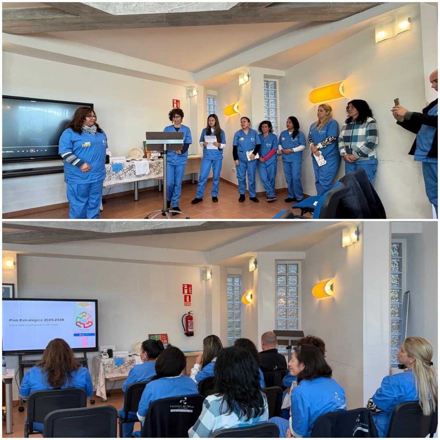 La Comarca de la Sidra presenta el periodo de prácticas del taller de empleo ‘Atención social y compañía’ - Comarca de la Sidra