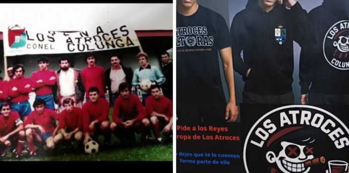 Omar Pardo: Fútbol local, peña los Atroces - Concejo de Colunga