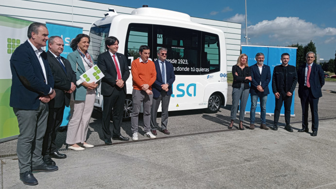 El Consorcio de Transportes pone en servicio el primer autobús autónomo en tráfico abierto de España en el Parque Tecnológico de Asturias - Asturias