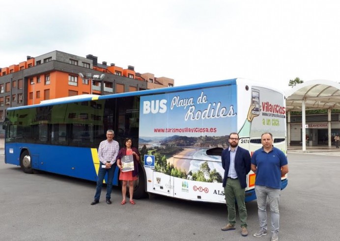 Autobús lanzadera a Rodiles - Concejo de Villaviciosa