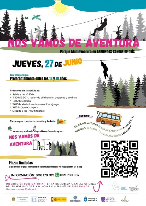 Excursión de Aventura para Adolescentes de Cabranes - Concejo de Cabranes