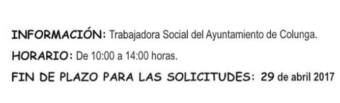 Ayudas para personas mayores y personas con discapacidad - Concejo de Colunga