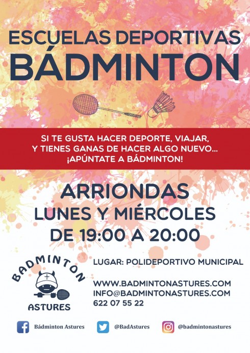 Badmintón en Arriondas - Concejo de Parres