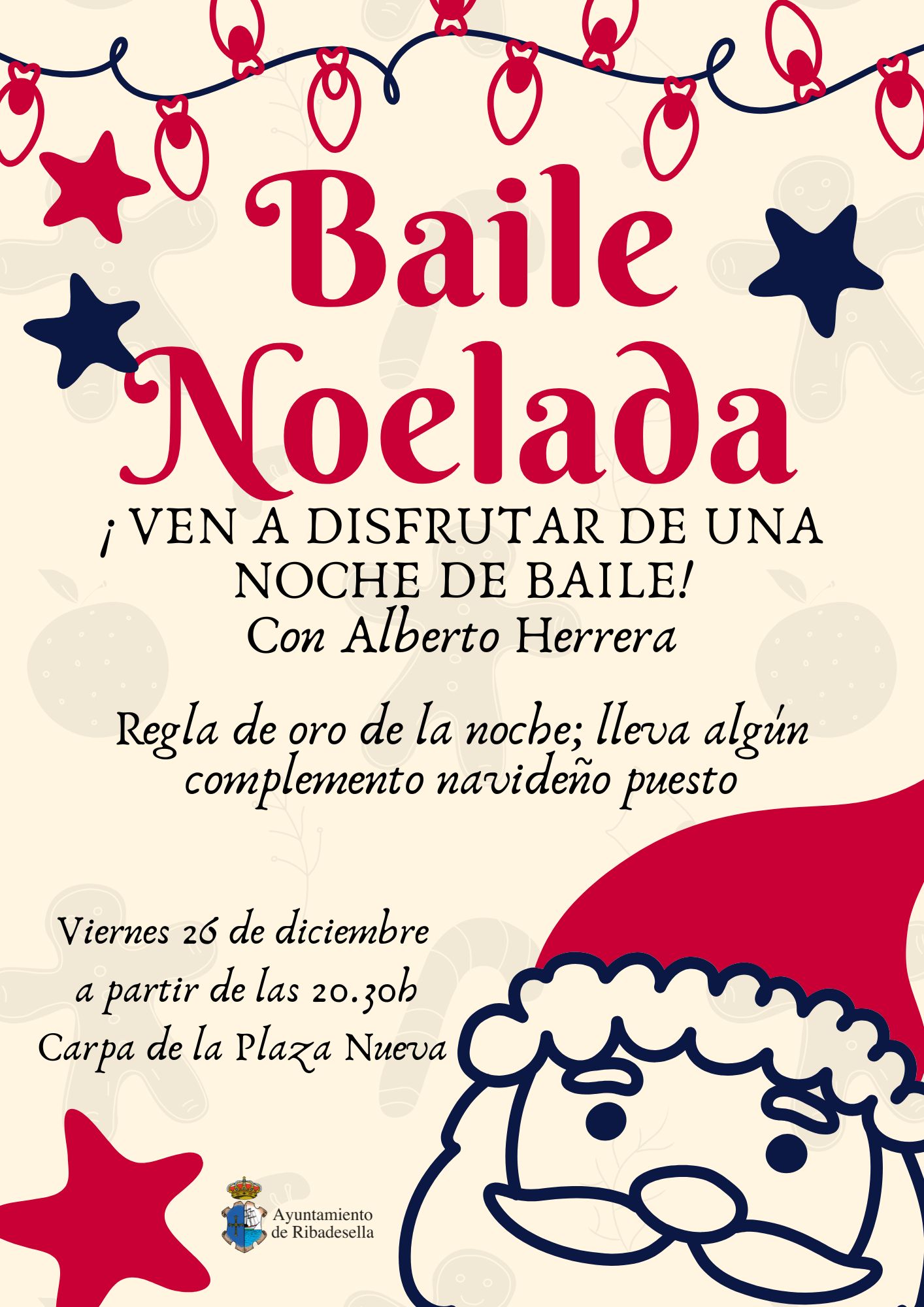Ribadesella celebra el Baile Noelada con una noche festiva en la Plaza Nueva - Concejo de Ribadesella