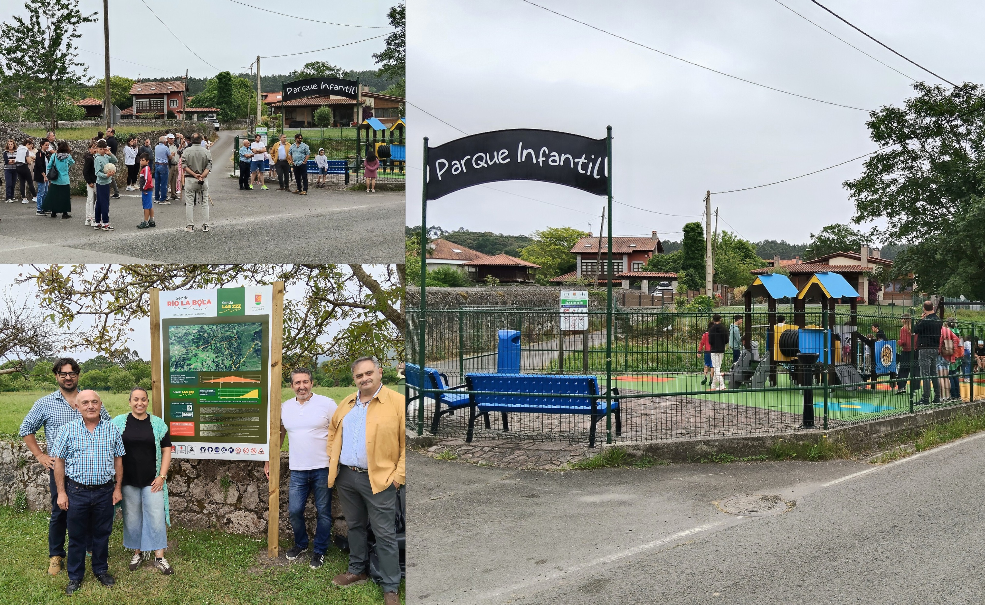 Balmori estrena un parque infantil renovado y dos nuevas rutas para descubrir su entorno natural - Concejo de Llanes
