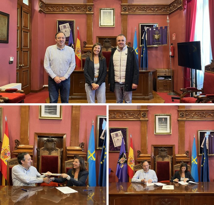 Villaviciosa refuerza su apoyo a la Banda de Música con un nuevo convenio de colaboración - Concejo de Villaviciosa